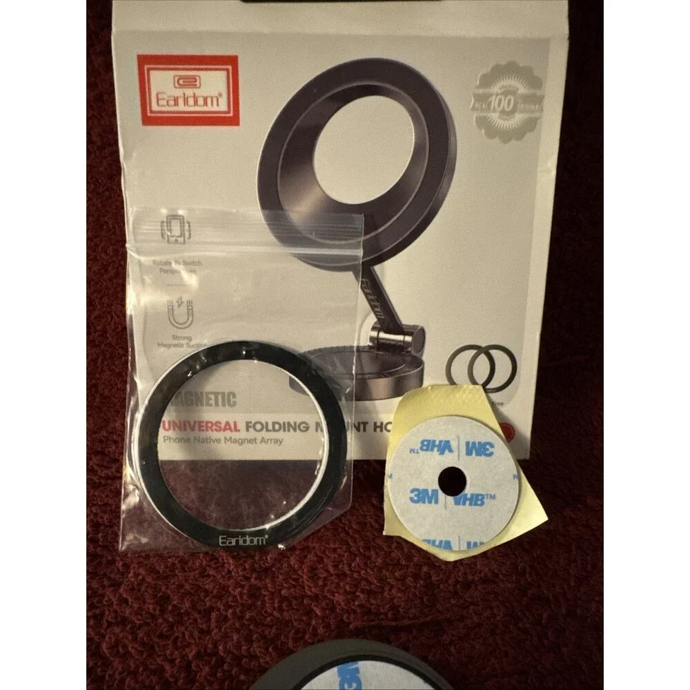Earldom Universal Folding Mount Holder EH235 Magnetic Mount New Open Box